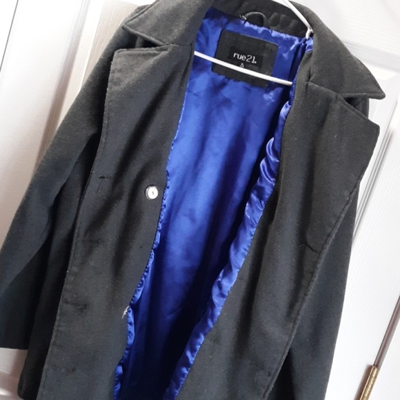 Old Navy Gray Peacoat XL - Picture 4 of 5